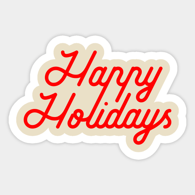 Happy  Holidays Sticker by vladocar